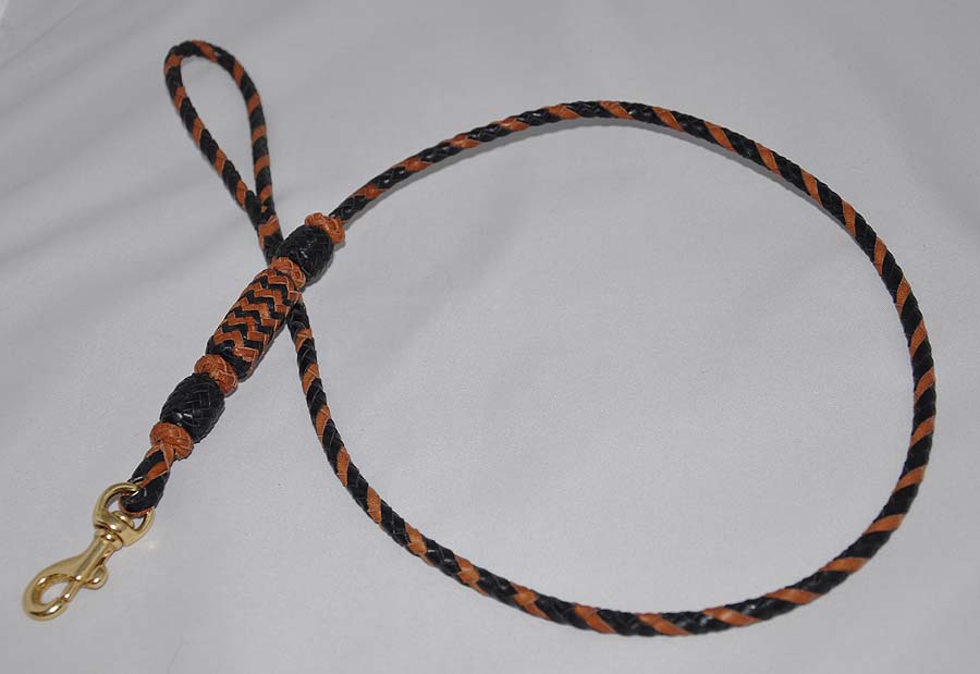  6 strands - black and hazel 